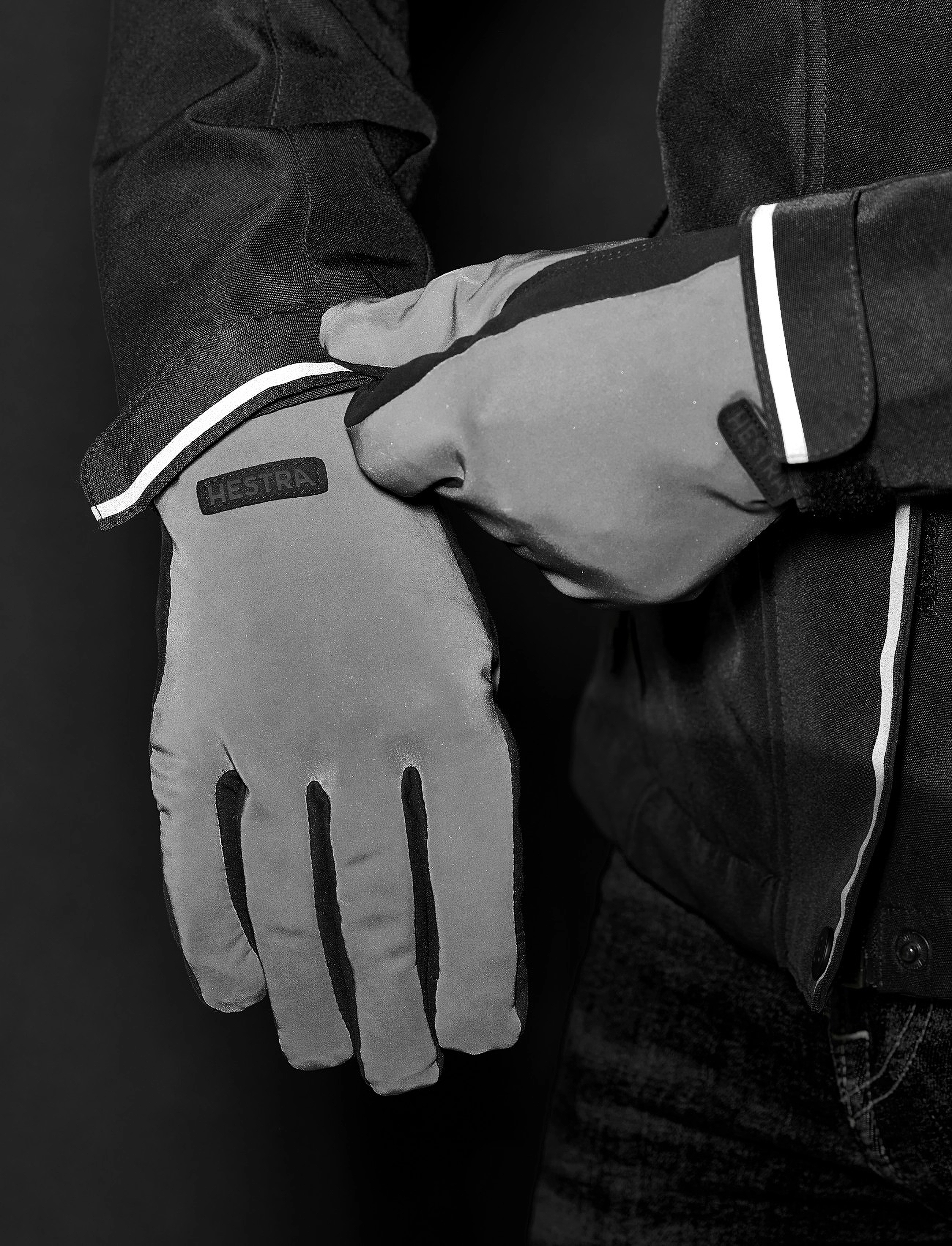 Hestra - Mason Dark grey/Black - mężczyźni - dark grey/black - 3