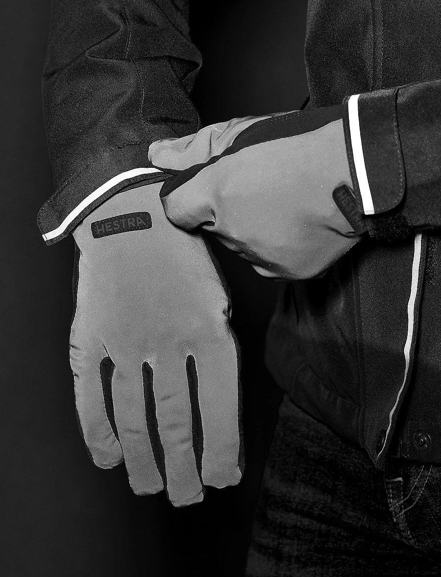Hestra - Mason Dark grey/Black - fingerhandschuhe - dark grey/black - 3