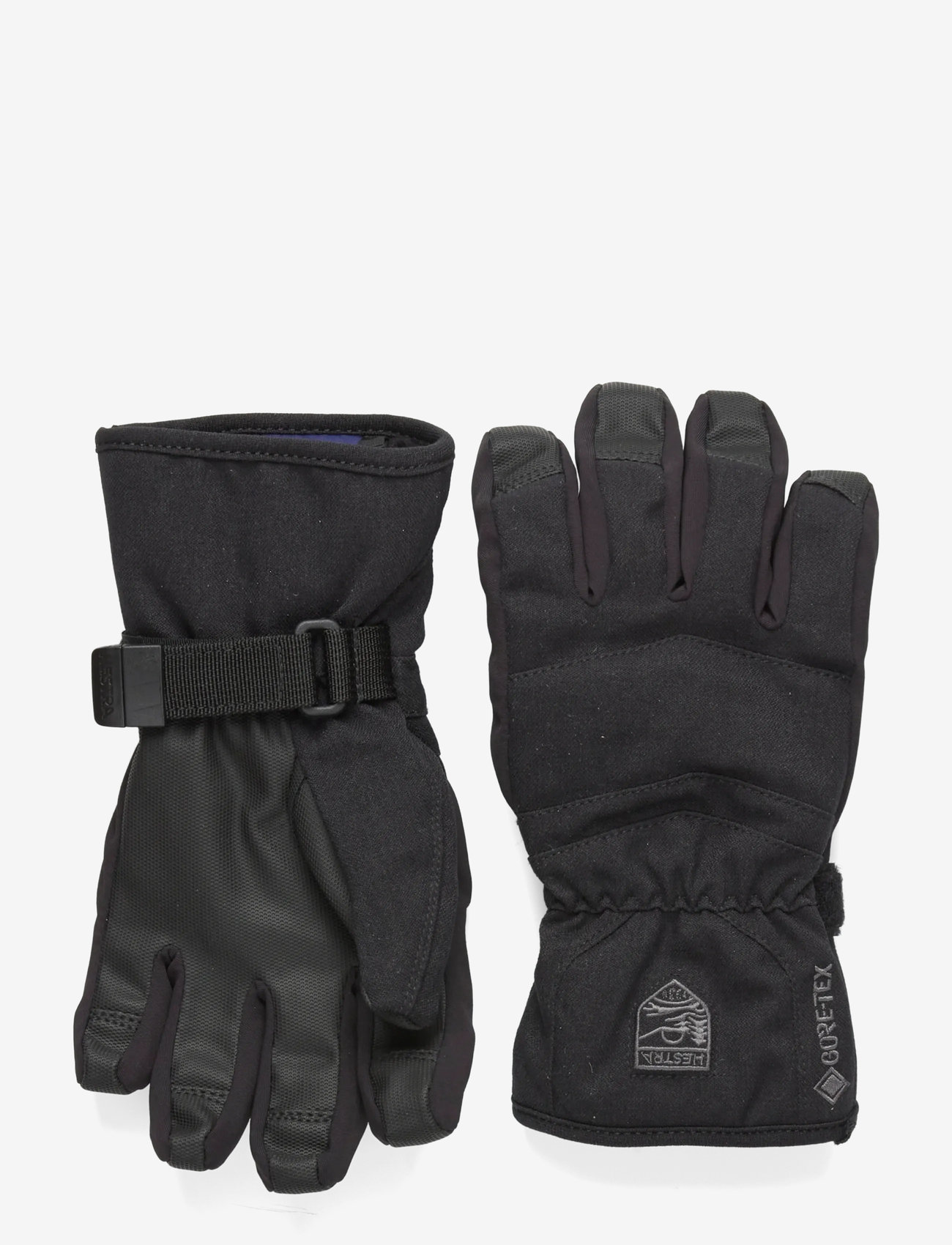Hestra - Gore-Tex Atlas Jr - 5 finger Navy - gloves - black - 0