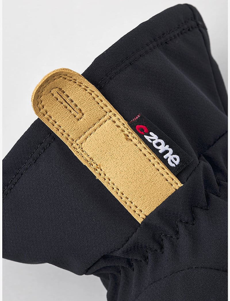 Hestra - CZone Contact Pick Up - 5 finger Black - sõrmikud - black - 3