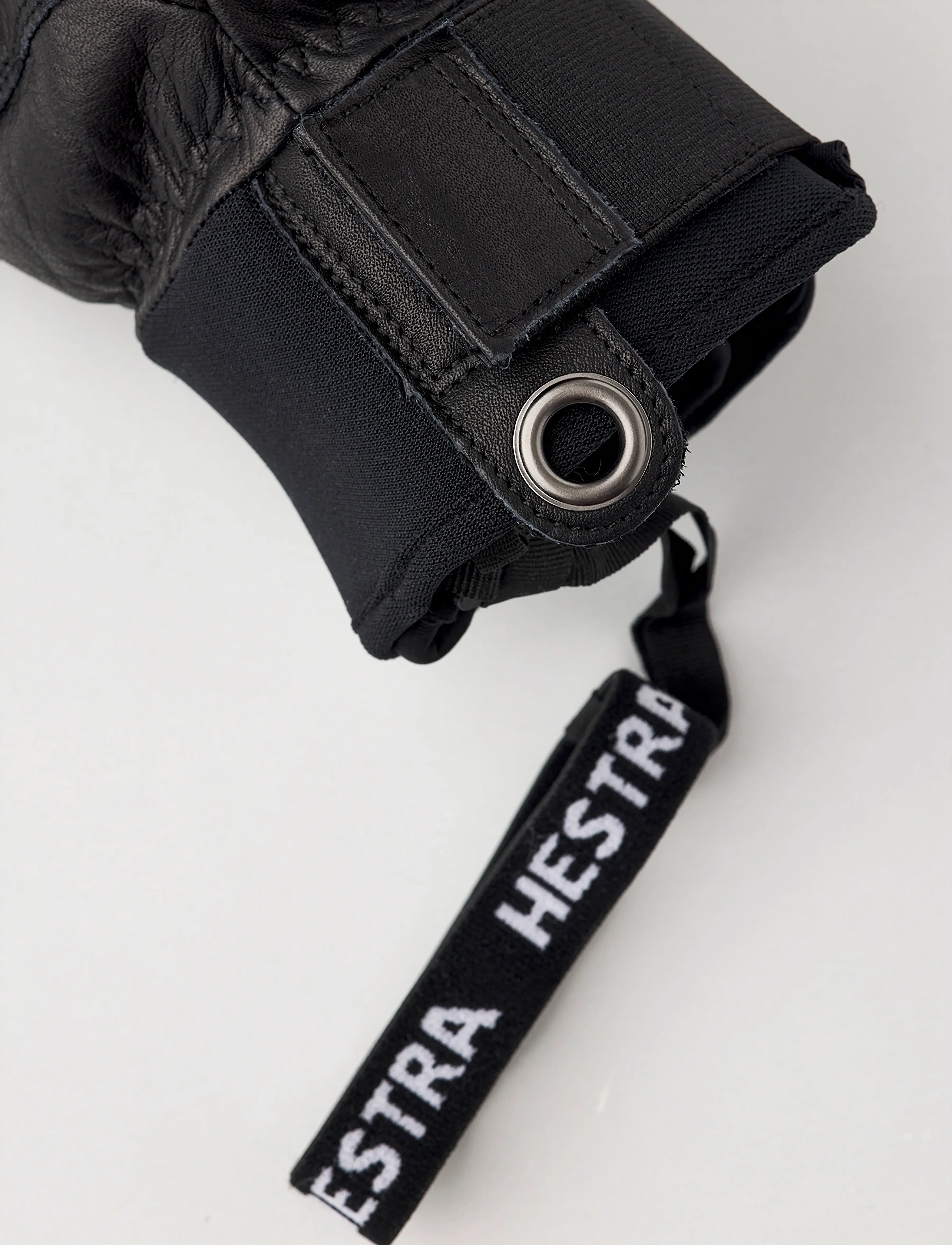 Hestra - Fall Line - 5 finger - fingervantar - black/black - 1