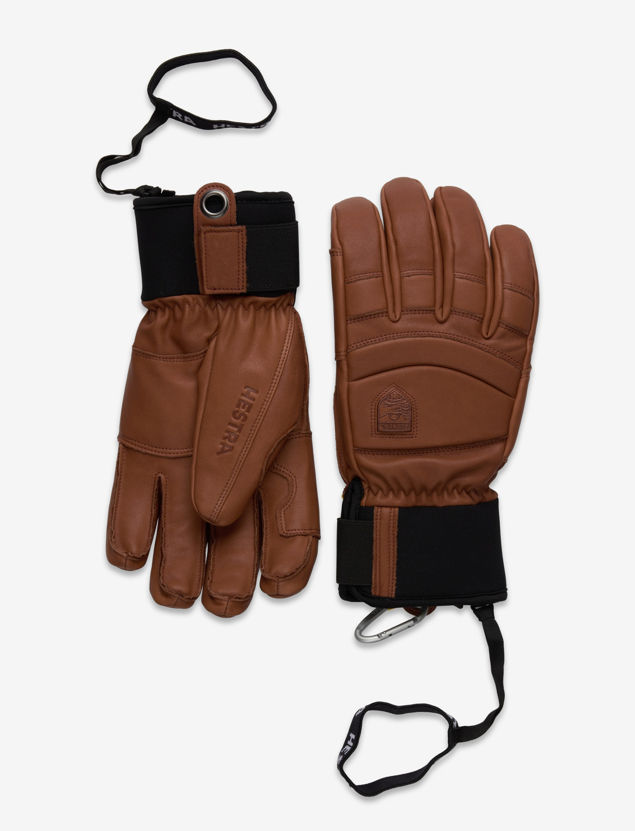 Hestra - Fall Line - 5 finger Brown/Brown - fingerhandsker - brown/brown - 0