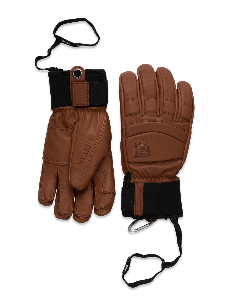 Hestra - Fall Line - 5 finger Brown/Brown - fingerhandschuhe - brown/brown - 0