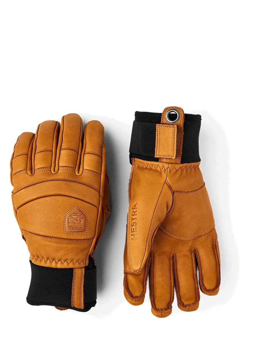 Hestra - Fall Line - 5 finger Brown/Brown - fingerhandsker - cork/cork - 0