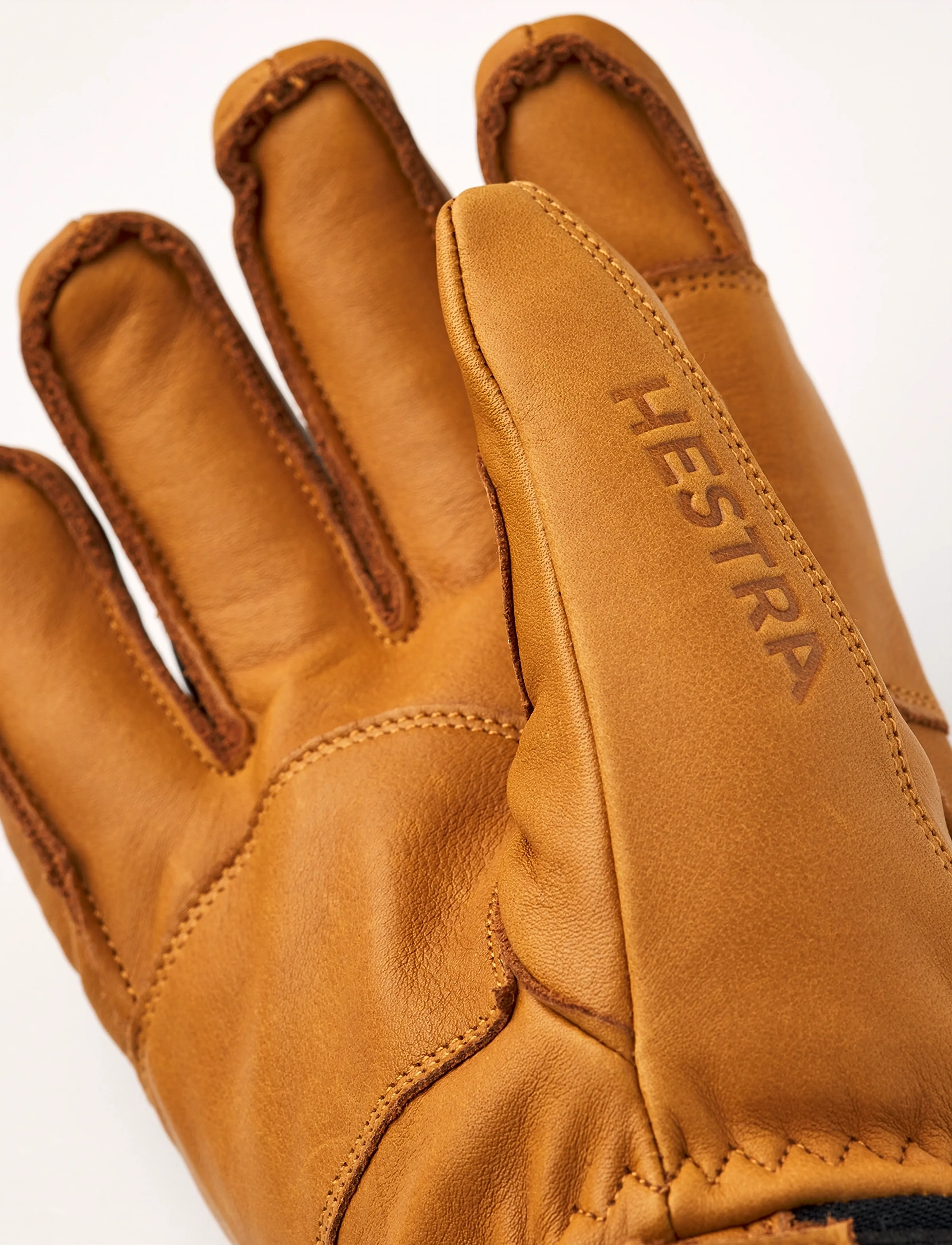 Hestra - Fall Line - 5 finger Brown/Brown - fingerhandsker - cork/cork - 1