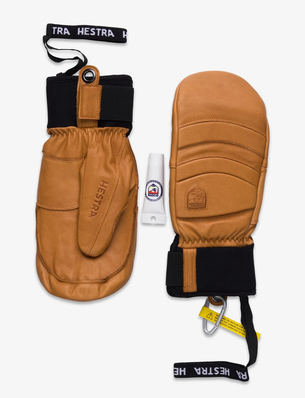 Hestra - Fall Line - mitt Black/Black - tumvantar - cork/cork - 0