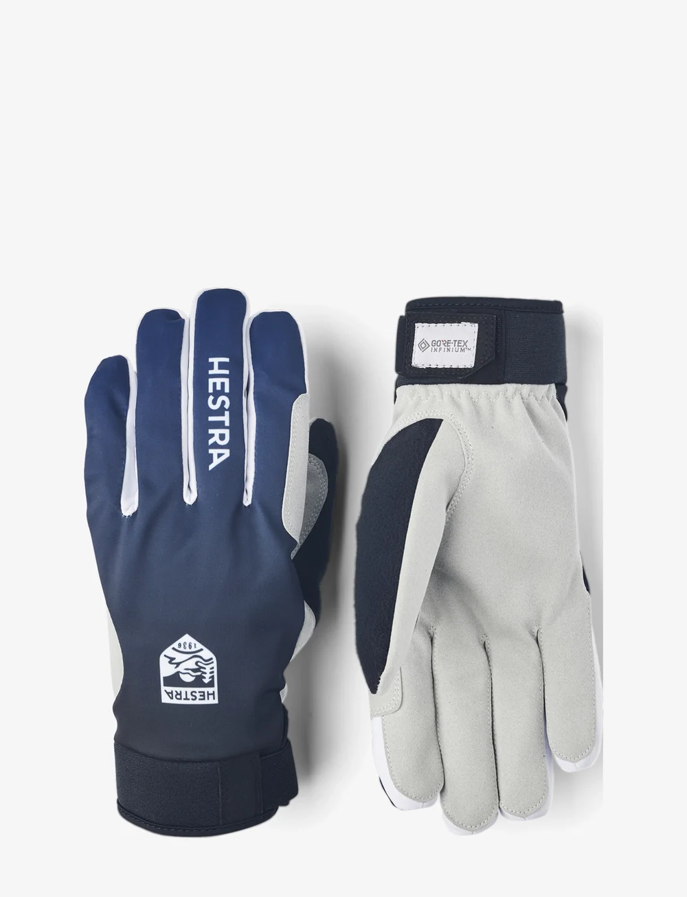 Hestra - XC Pace - 5 finger Dark grey - fingerhandschuhe - navy - 0