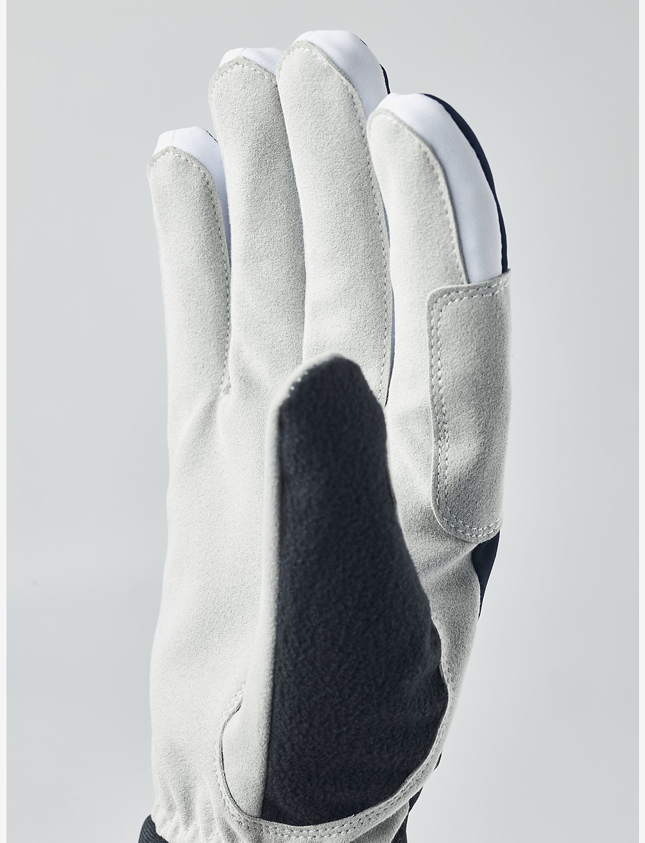 Hestra - XC Pace - 5 finger Dark grey - fingerhansker - navy - 1