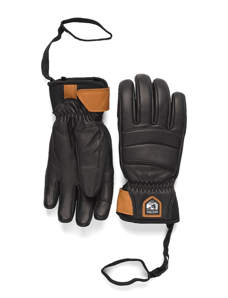 Hestra - Women´s Fall Line - 5 finger Black - sõrmikud - black - 0