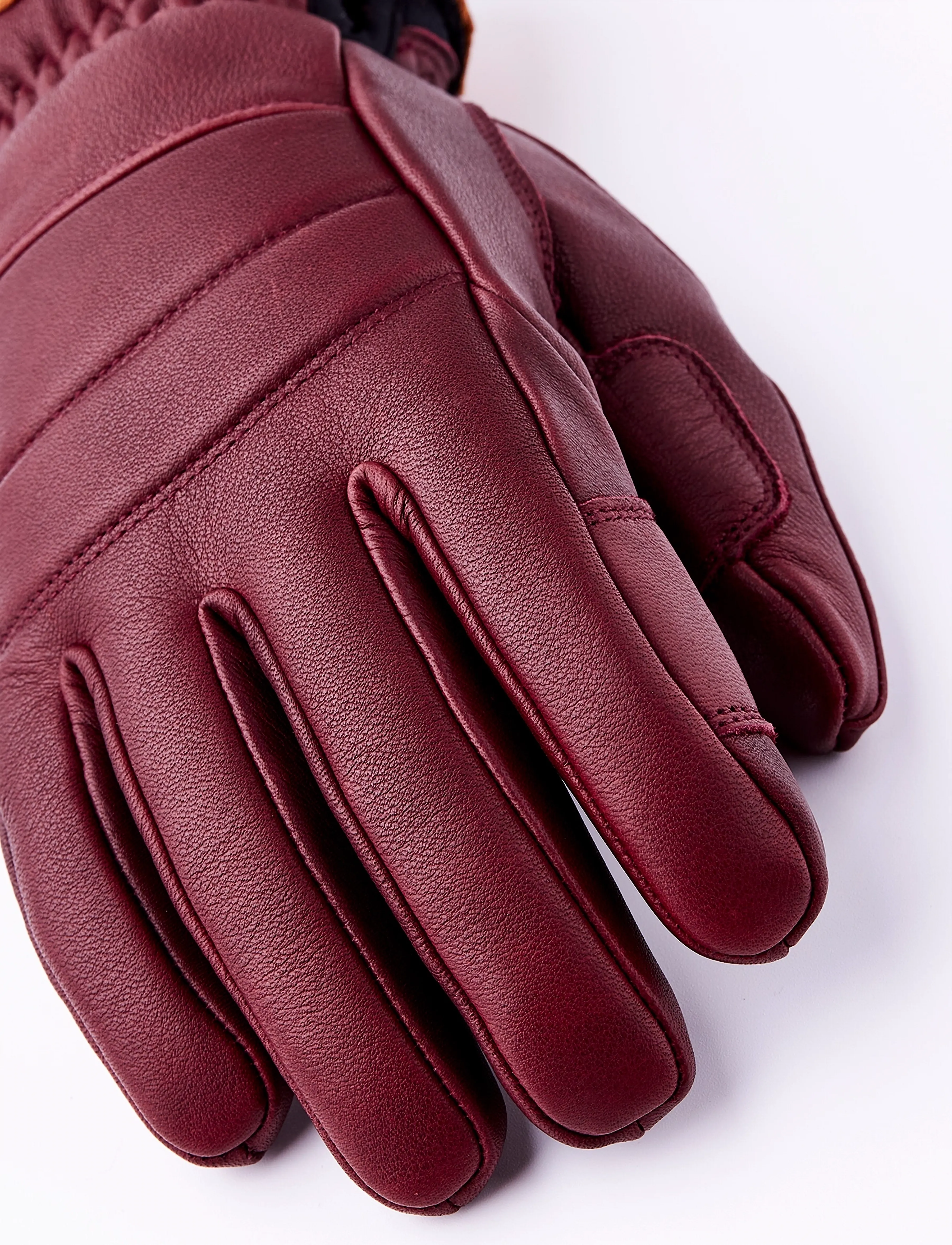 Hestra - Women´s Fall Line - 5 finger Bordeaux - bordeaux - 2