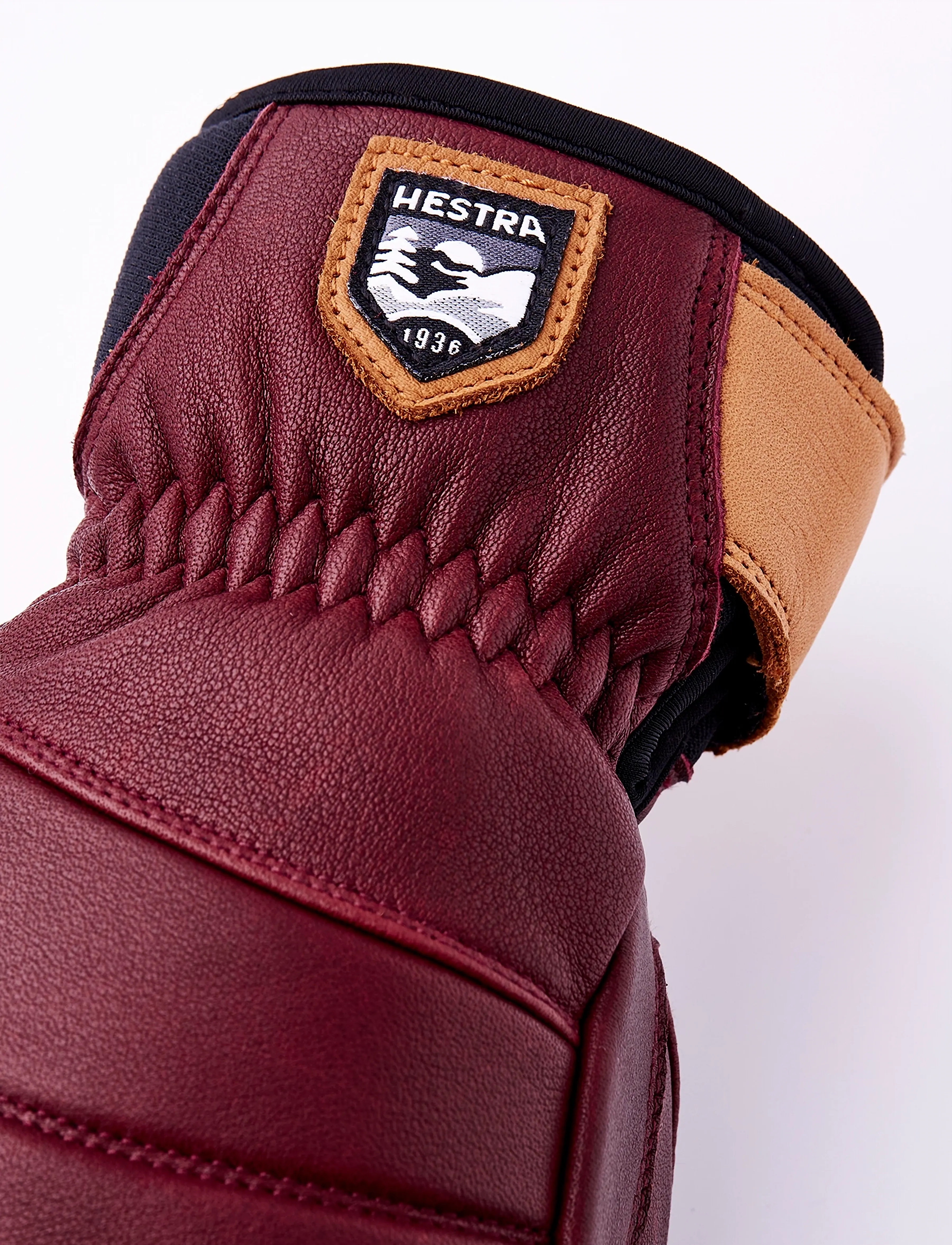 Hestra - Women´s Fall Line - 5 finger Bordeaux - bordeaux - 3