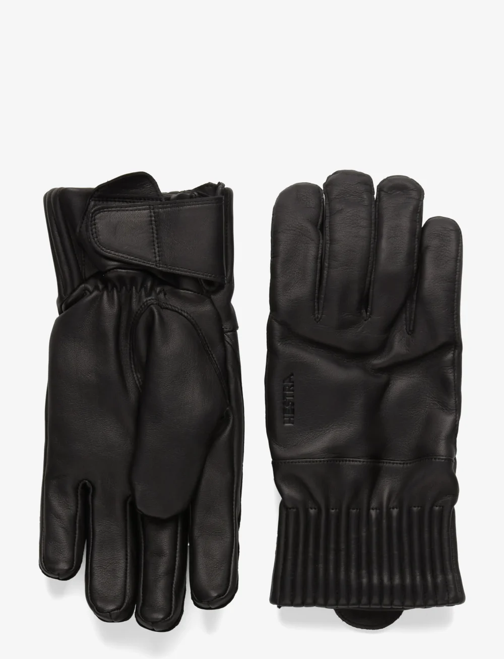 Hestra - Idre Wool - 5 finger Black - finger gloves - black - 0