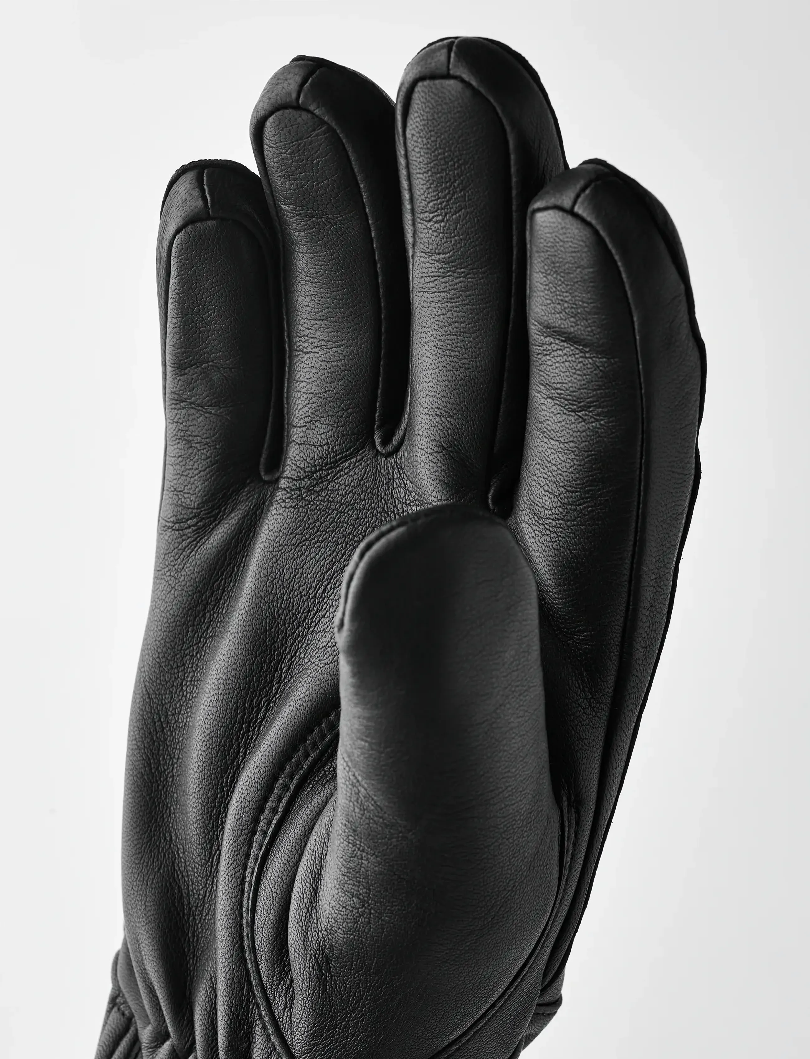 Hestra - Idre Wool - 5 finger Brown - handschuhe - black - 1