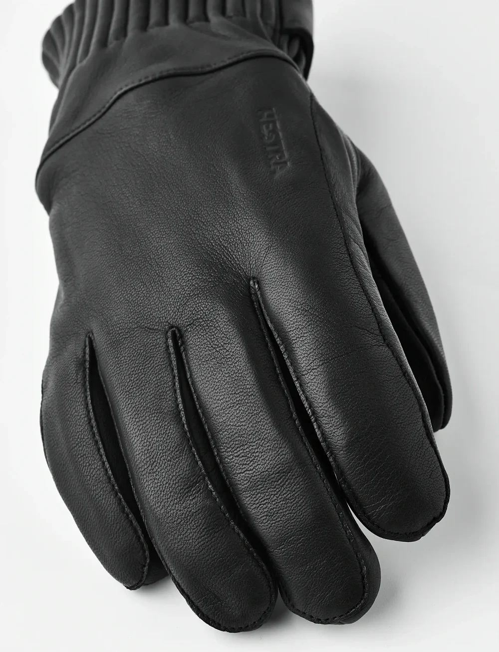 Hestra - Idre Wool - 5 finger Black - finger gloves - black - 2