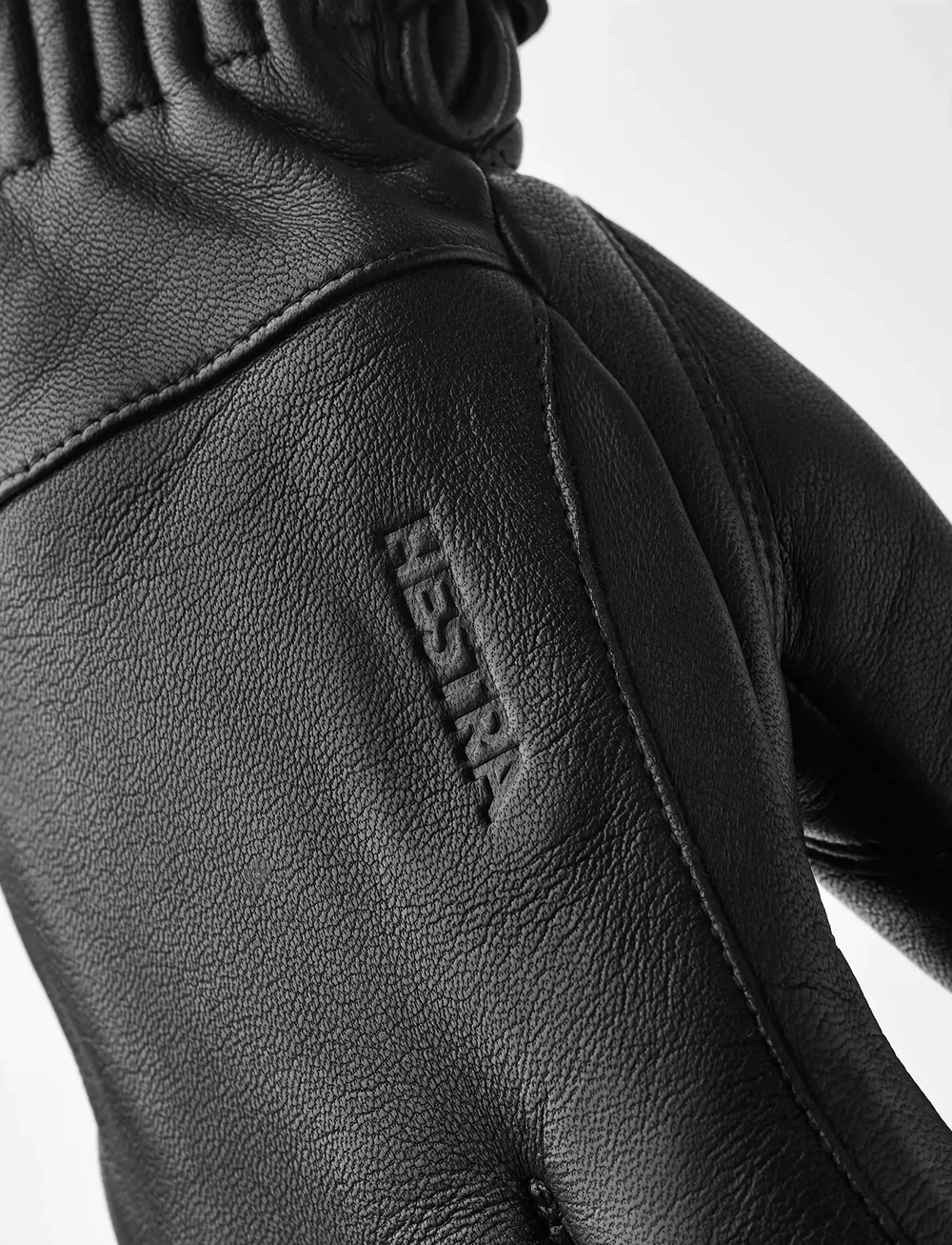 Hestra - Idre Wool - 5 finger Black - finger gloves - black - 3