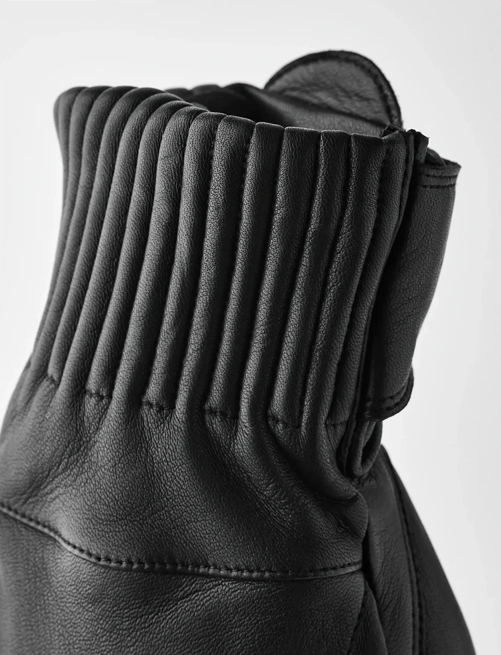 Hestra - Idre Wool - 5 finger Black - finger gloves - black - 4