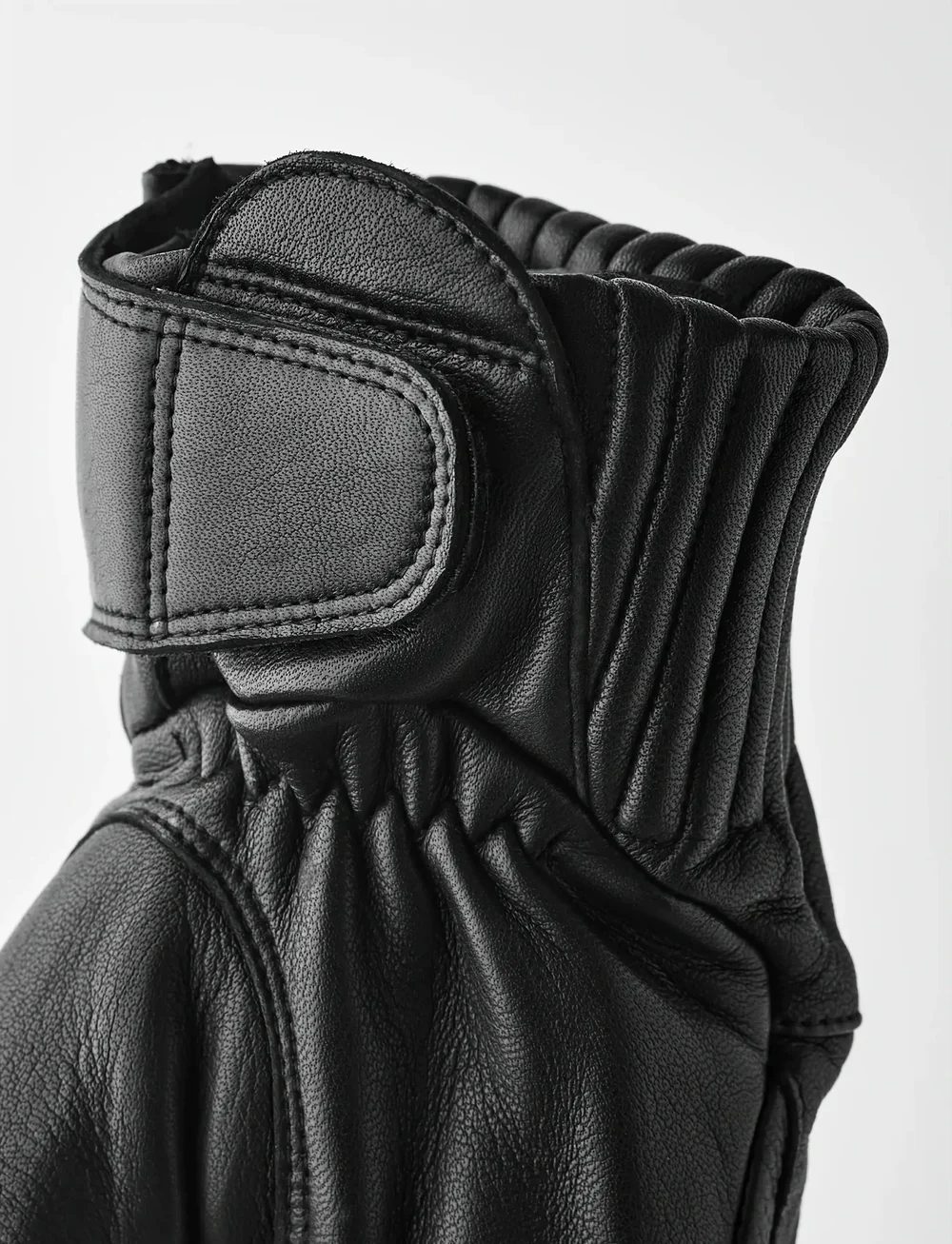 Hestra - Idre Wool - 5 finger Black - finger gloves - black - 5