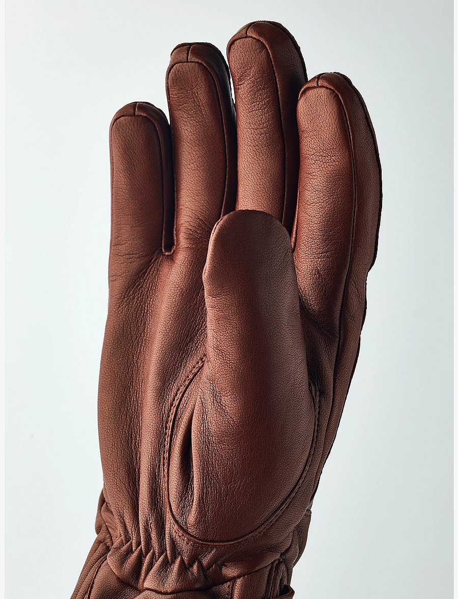 Hestra - Idre Wool - 5 finger - finger gloves - brown - 1