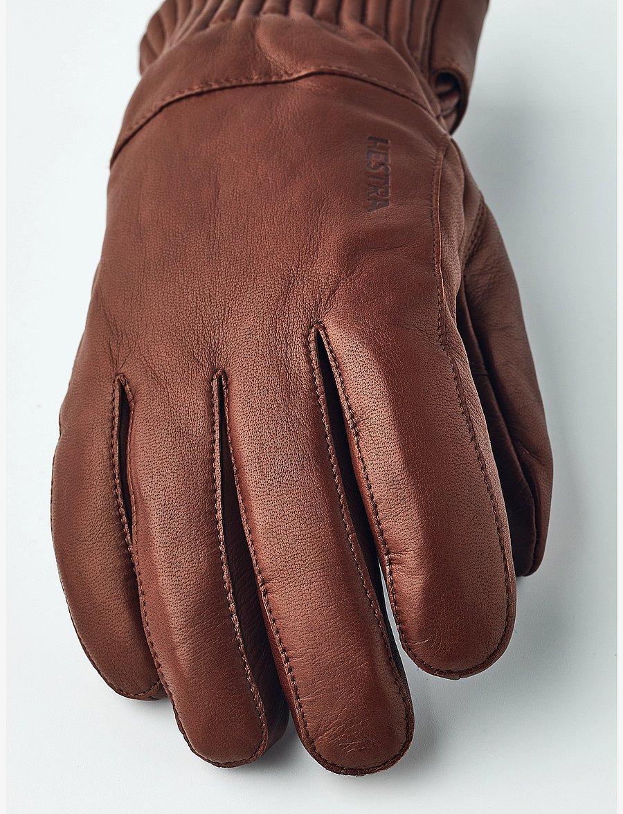Hestra - Idre Wool - 5 finger - finger gloves - brown - 2