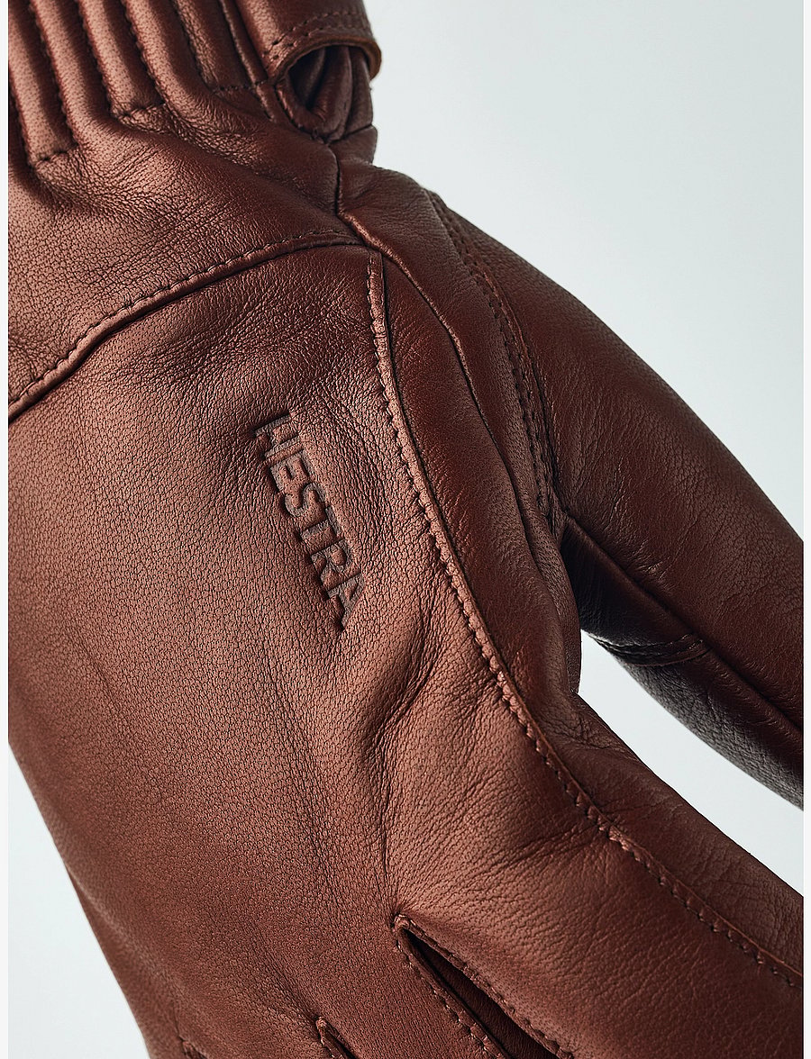 Hestra - Idre Wool - 5 finger - finger gloves - brown - 3