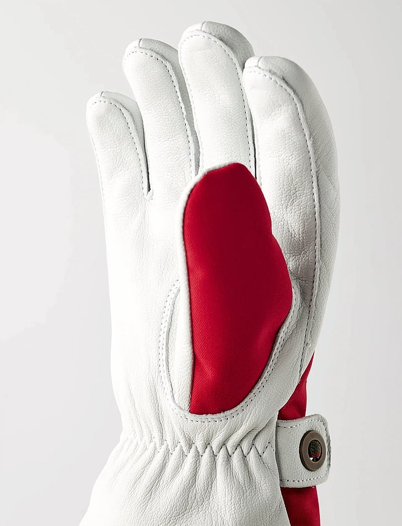 Hestra - Wakayama Jr - 5 finger Red - handsker - red - 1