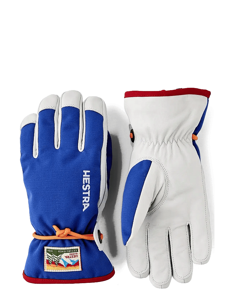 Hestra - Wakayama Jr - 5 finger Red - handschuhe - royal blue - 0