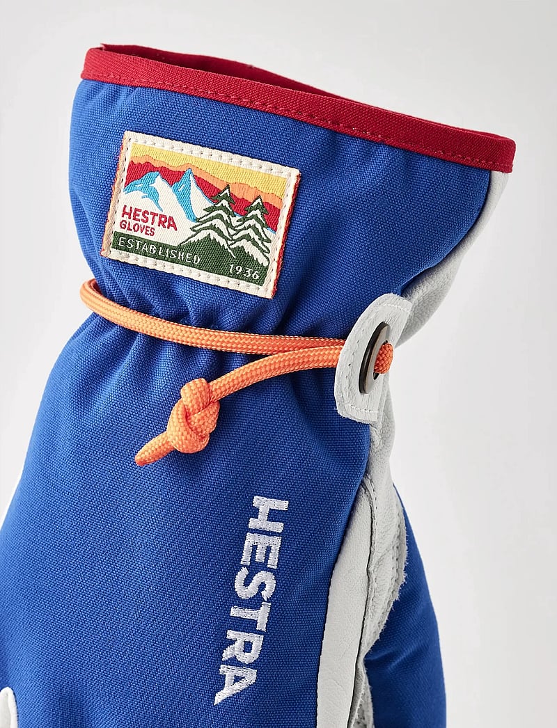 Hestra - Wakayama Jr - 5 finger Red - handschuhe - royal blue - 3