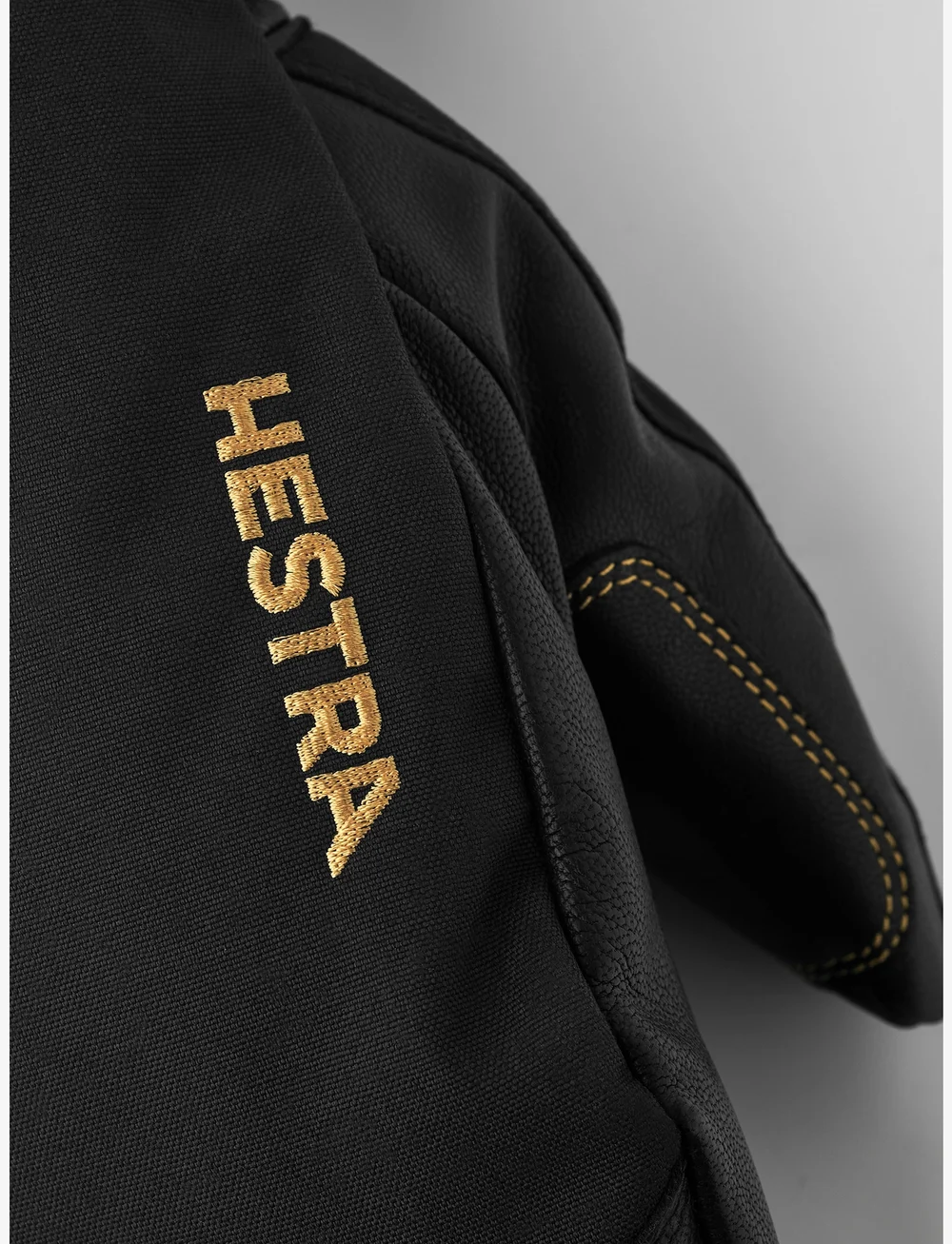 Hestra - Army Leather Gore-Tex - mitt Black/Black - luffer - black/black - 3