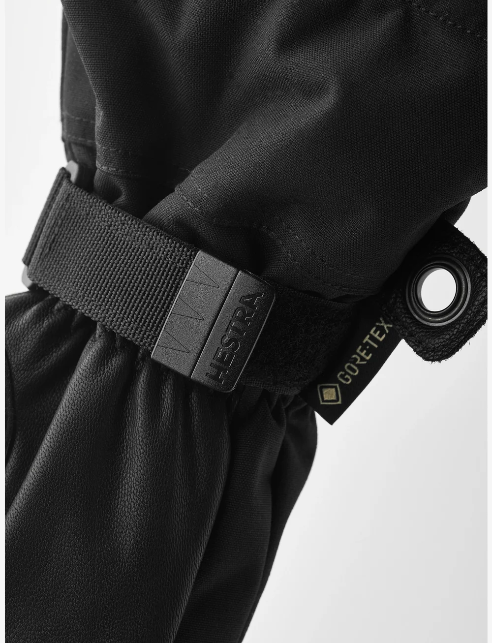 Hestra - Army Leather Gore-Tex - mitt Black/Black - luffer - black/black - 5