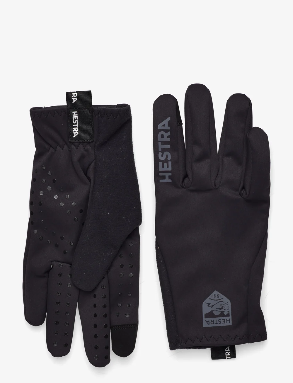 Hestra - Runners - 5 finger Black/Black - fingerhandschuhe - black/black - 0