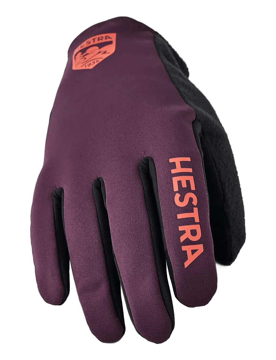 Hestra - Runners - 5 finger - fingerhandschuhe - plum/black - 1