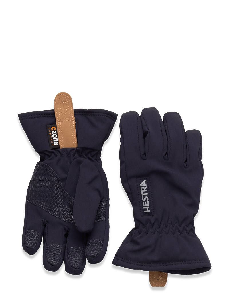 Hestra - CZone Pluto Jr - 5 finger Navy - kindad - navy - 0