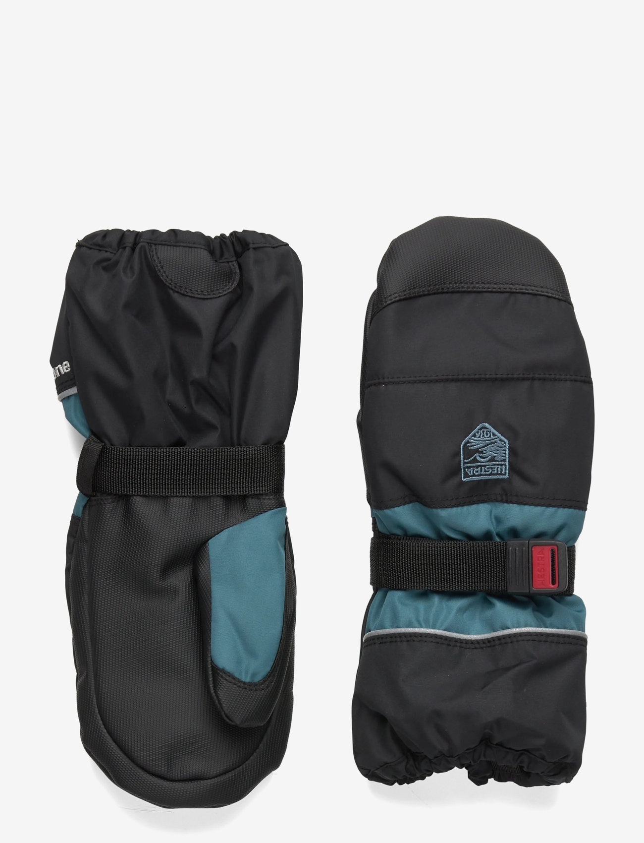 Hestra - Kids' CZone - mitt Dark navy/Light red - gants - black/petrol - 0