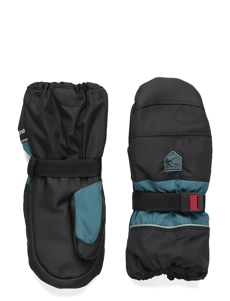 Hestra - Kids' CZone - mitt Dark navy/Light red - gants - black/petrol - 0