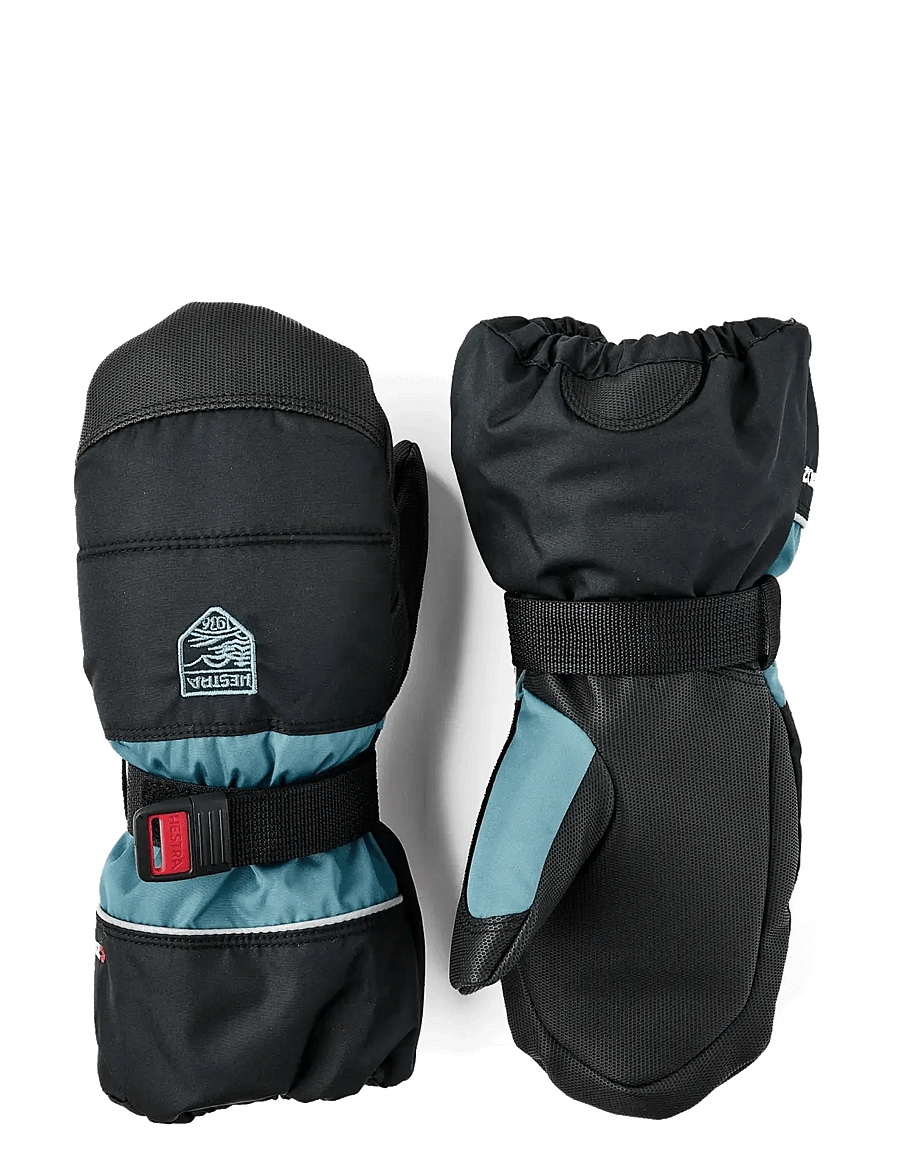 Hestra - Kids' CZone - mitt - black/petrol - 0