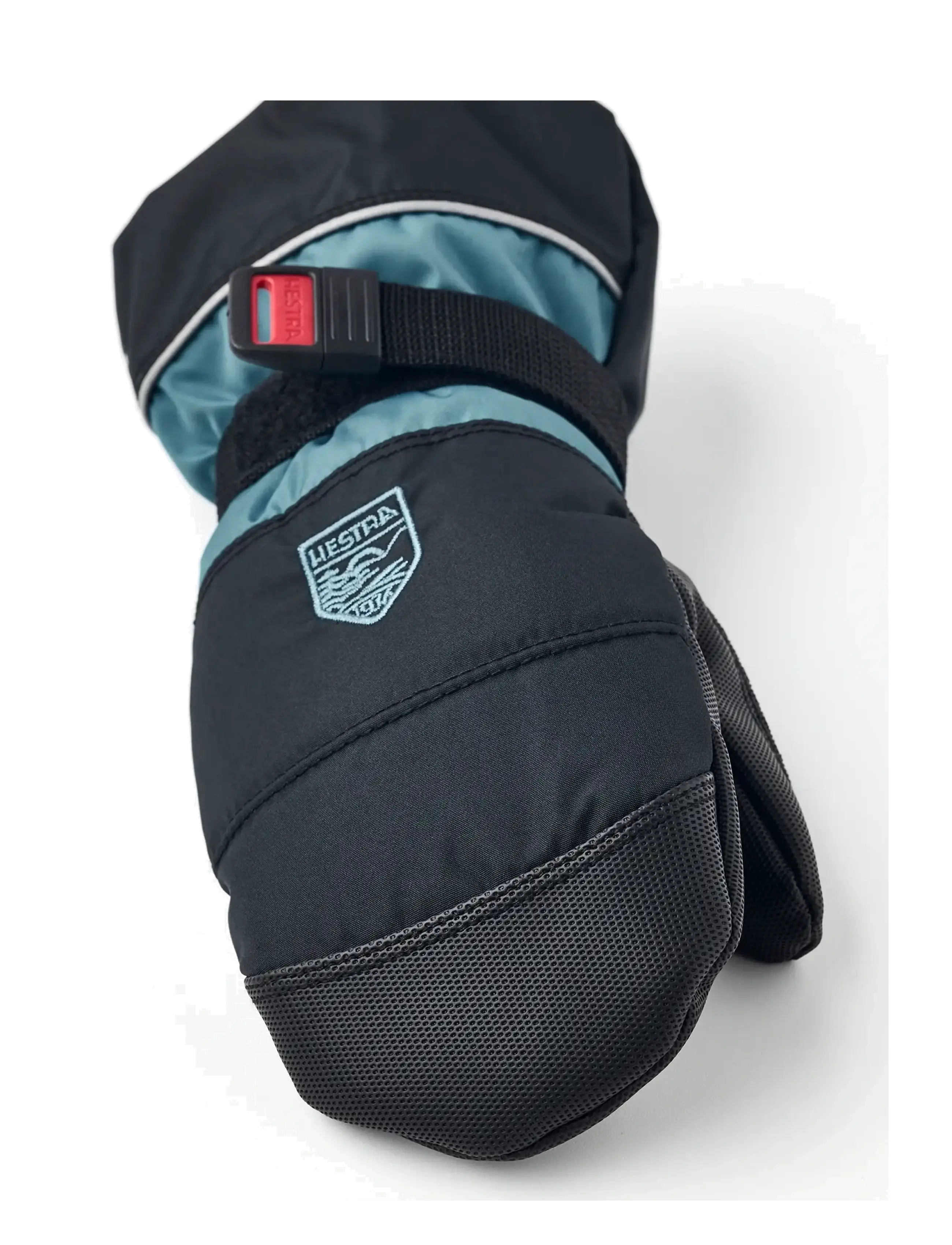 Hestra - Kids' CZone - mitt - black/petrol - 1