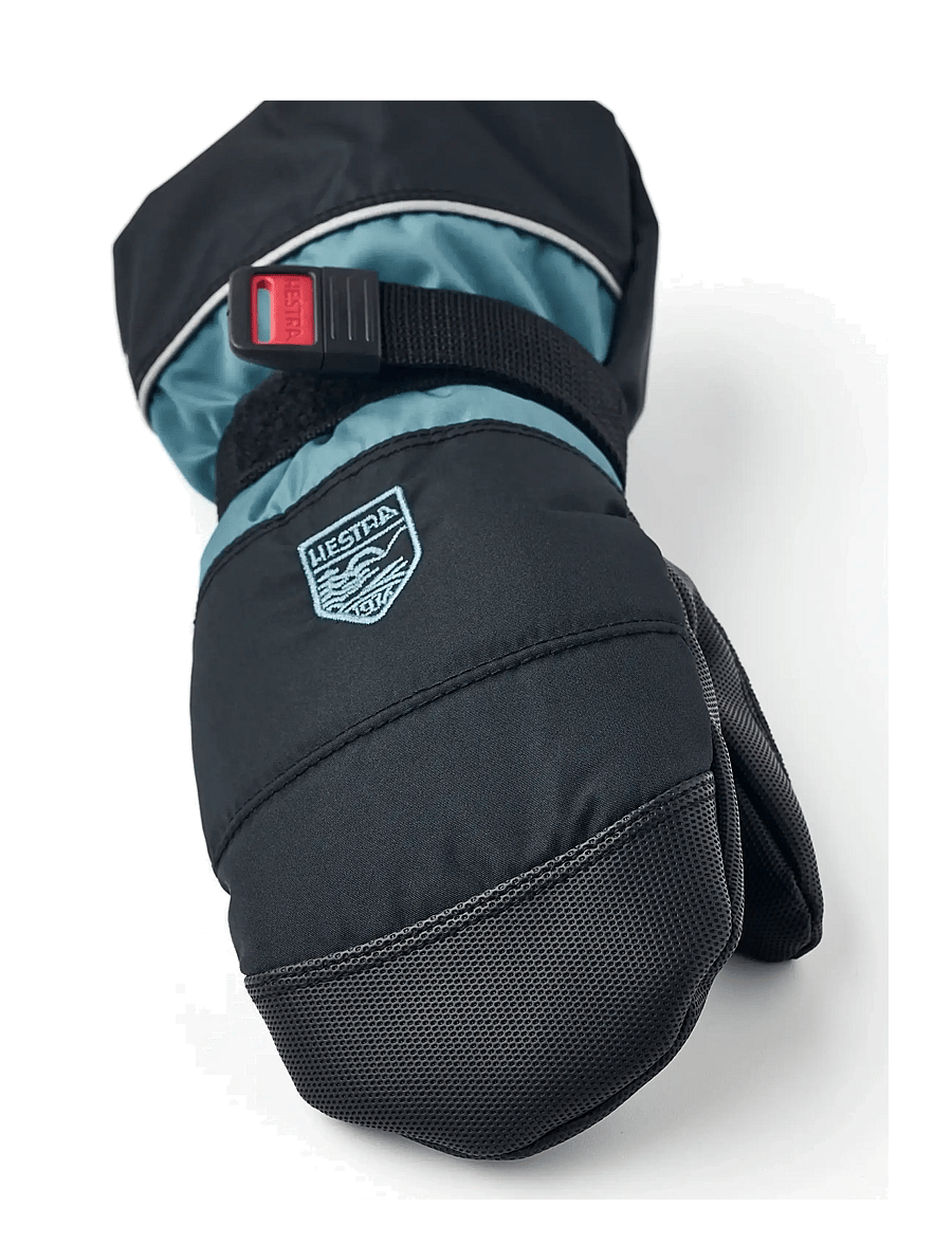 Hestra - Kids' CZone - mitt - black/petrol - 1