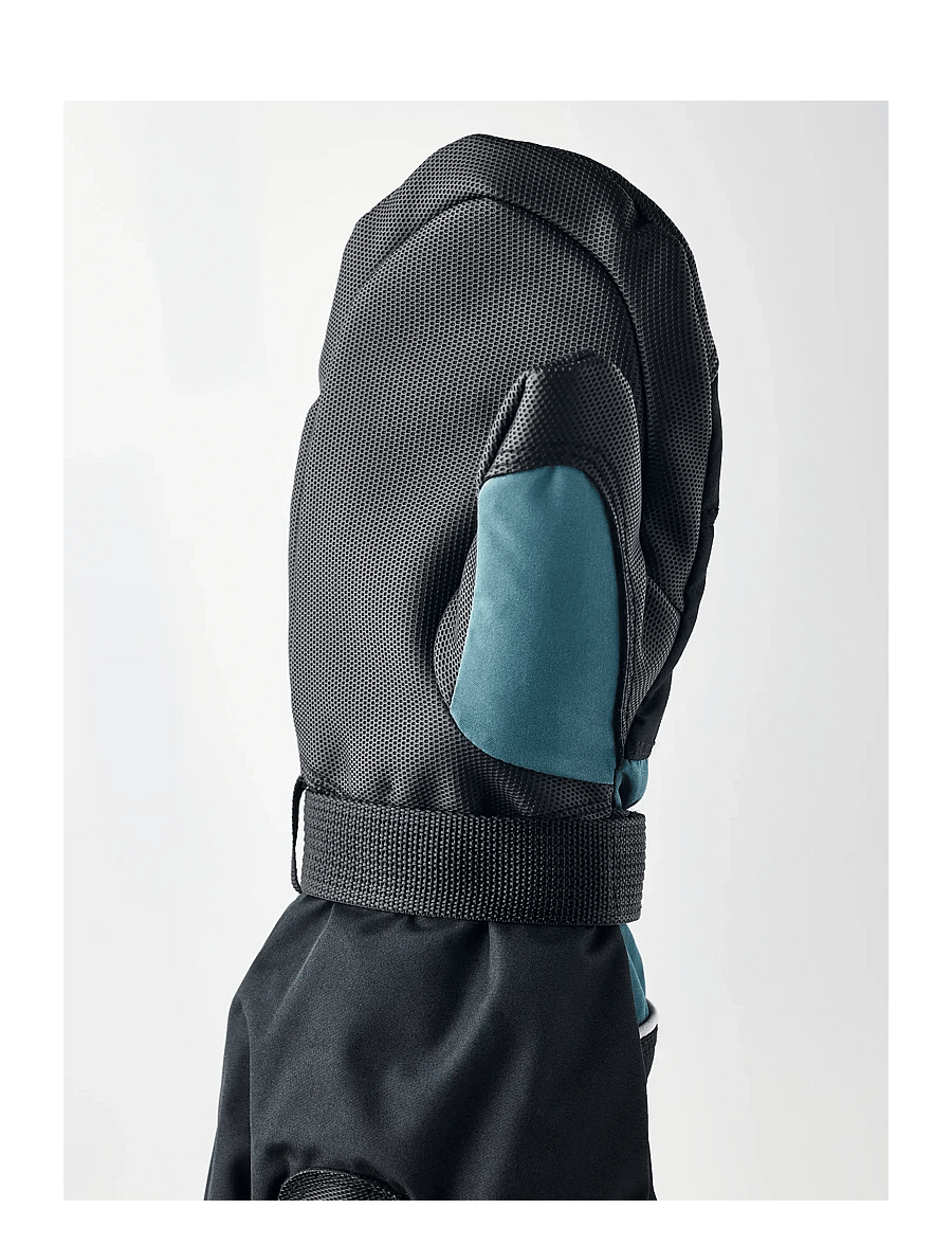 Hestra - Kids' CZone - mitt - black/petrol - 2