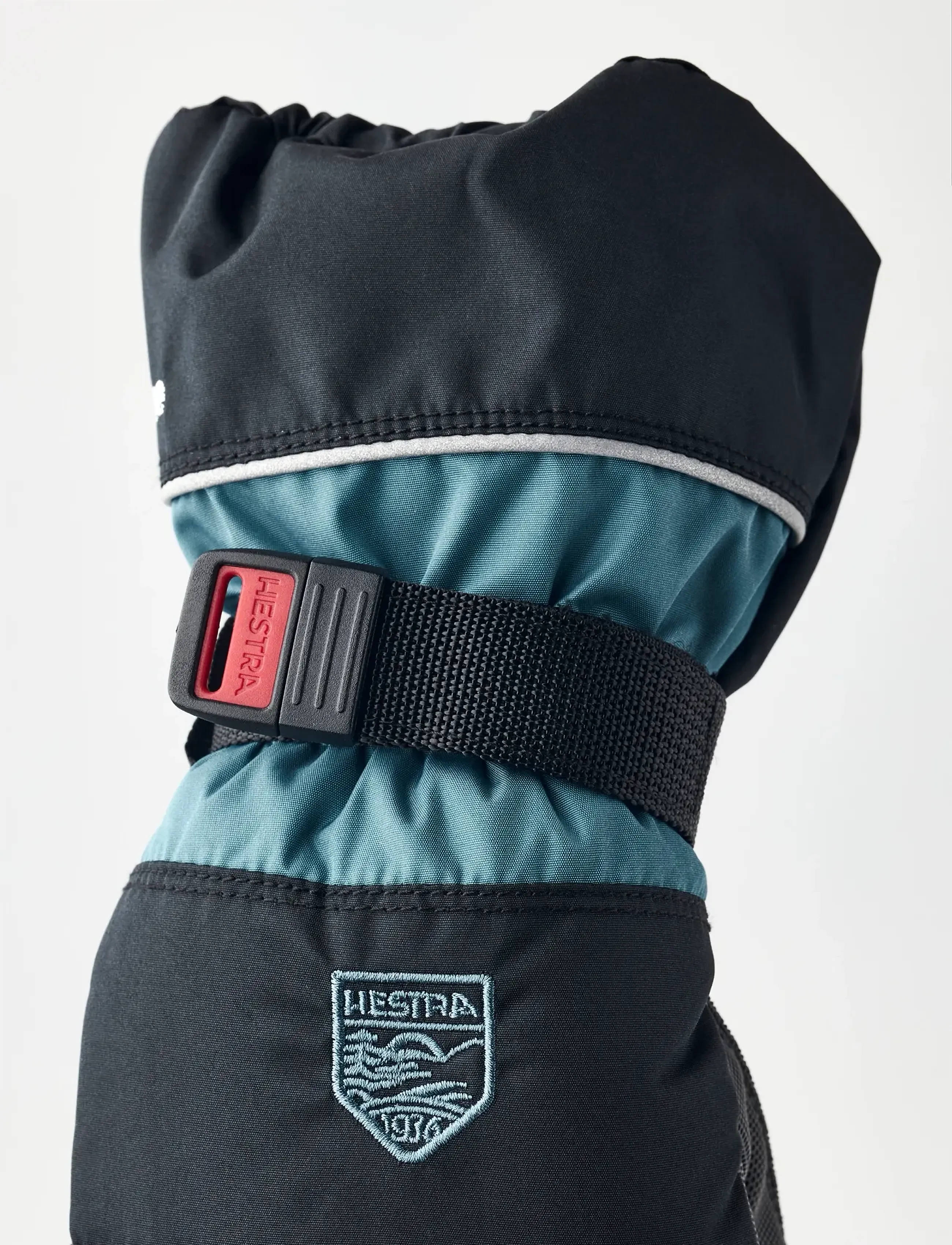 Hestra - Kids' CZone - mitt - black/petrol - 3