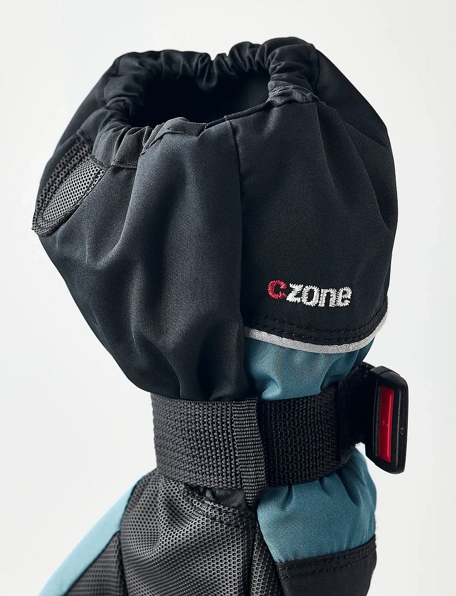 Hestra - Kids' CZone - mitt - black/petrol - 4