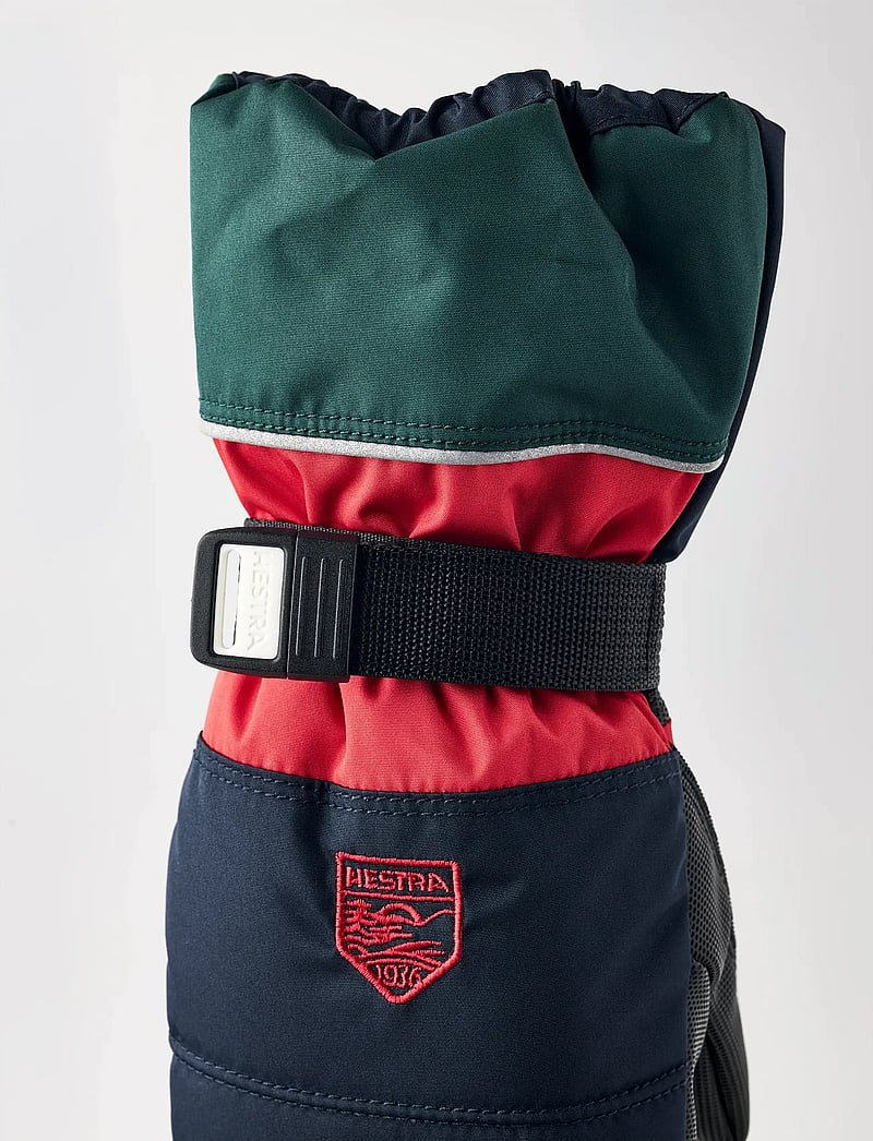 Hestra - Kids' CZone - mitt Dark navy/Light red - cimdi - dark navy/light red - 3