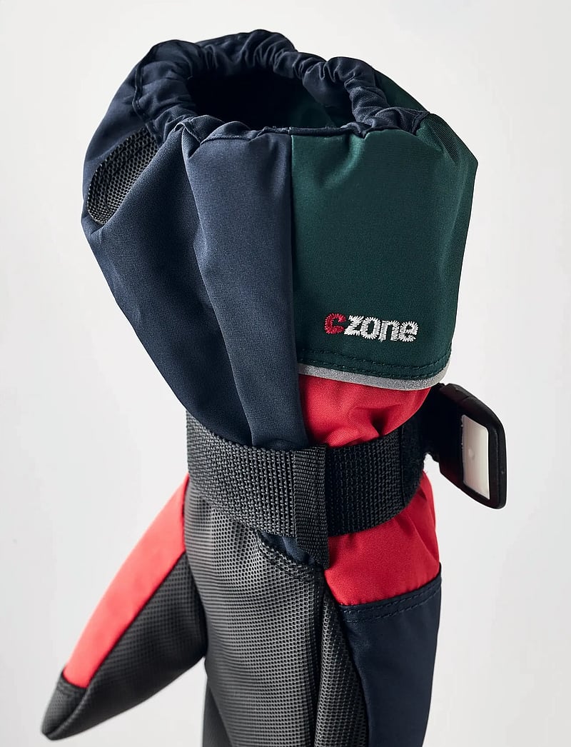 Hestra - Kids' CZone - mitt Dark navy/Light red - cimdi - dark navy/light red - 4