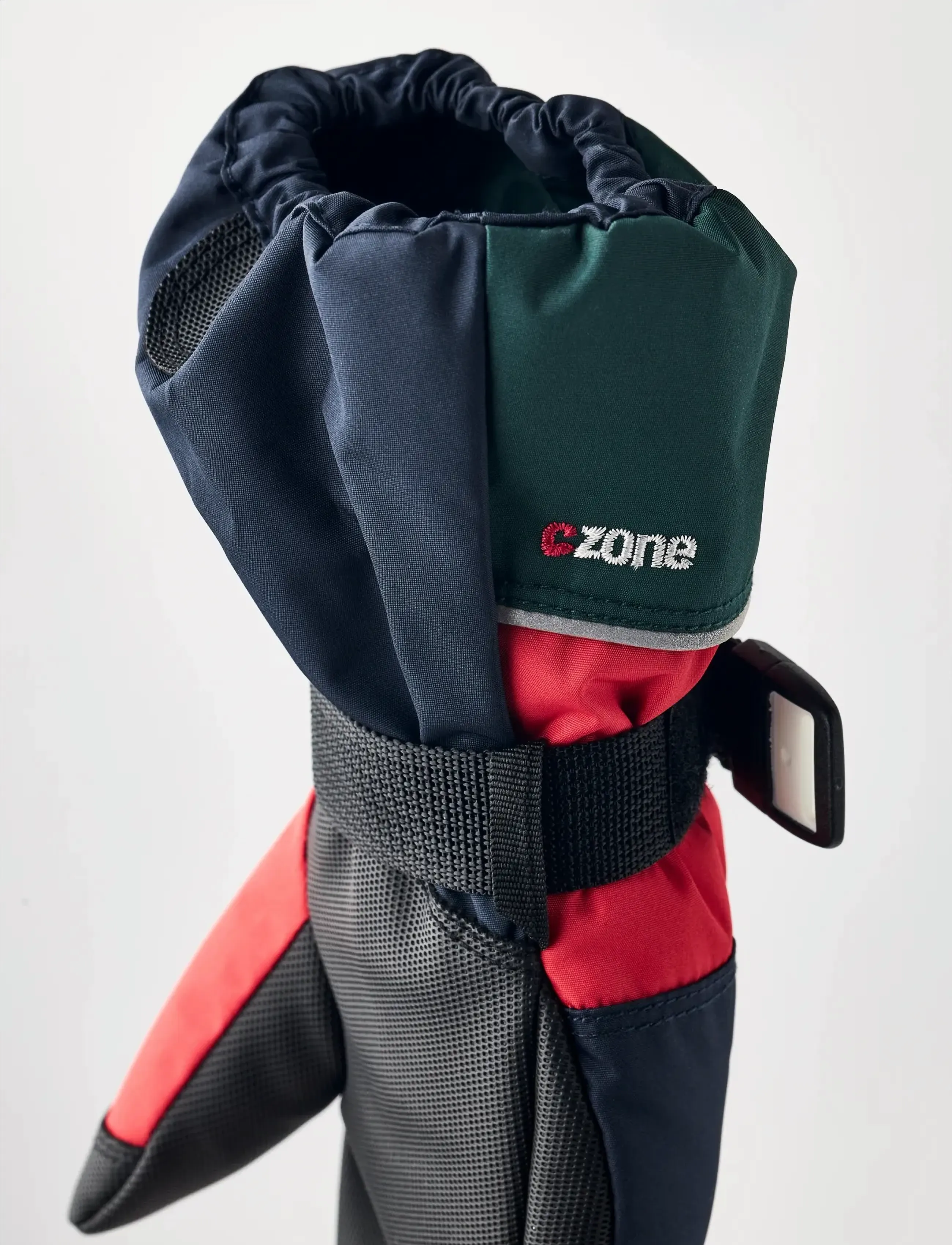 Hestra - Kids' CZone - mitt Dark navy/Light red - handsker - dark navy/light red - 4