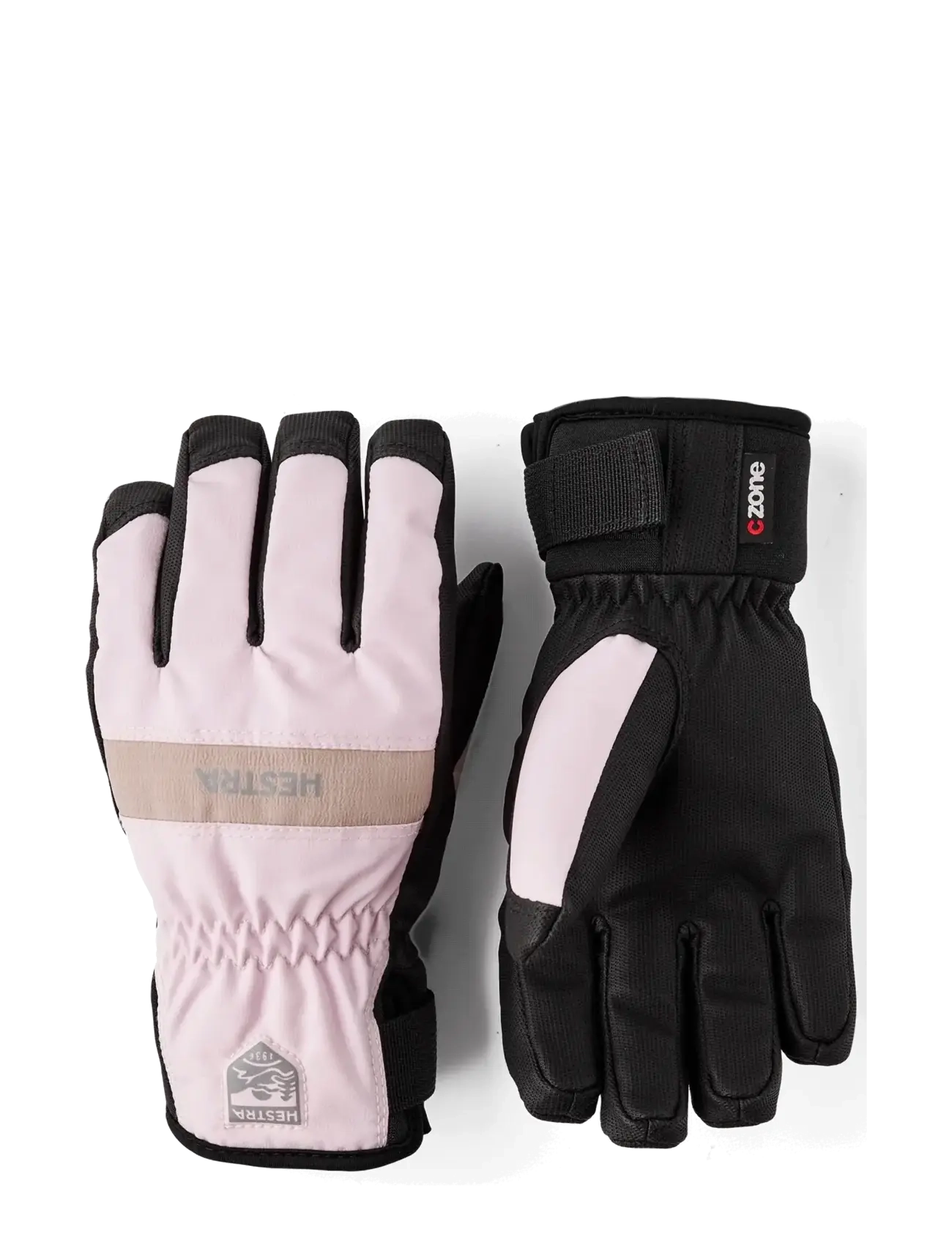 Hestra Ferox CZone Jr - 5-finger - Hestra - PINK / pink/rose