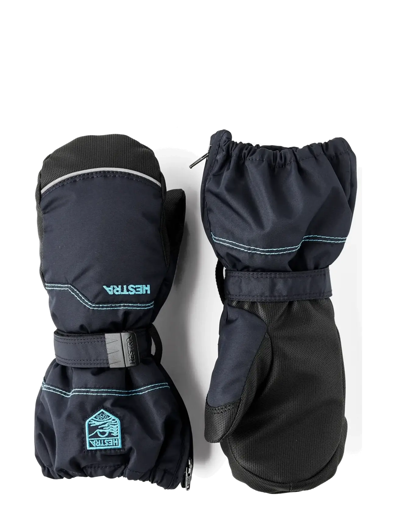 Hestra Baby Zip Mitt, Børn, Børne Ski Luffer, Navy, Str: 4-5Y