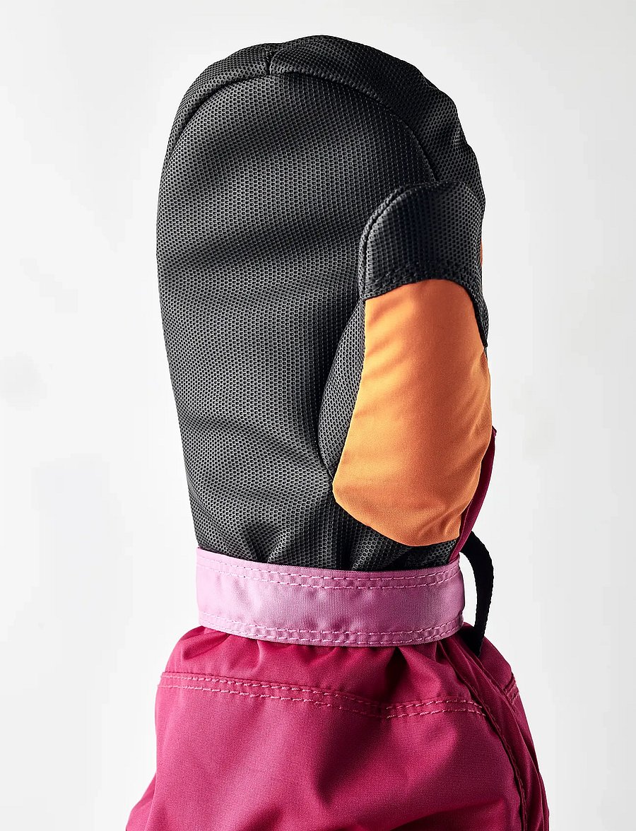 Hestra - Baby Zip - mitt - baby-handschuhe - orange/orchid - 5