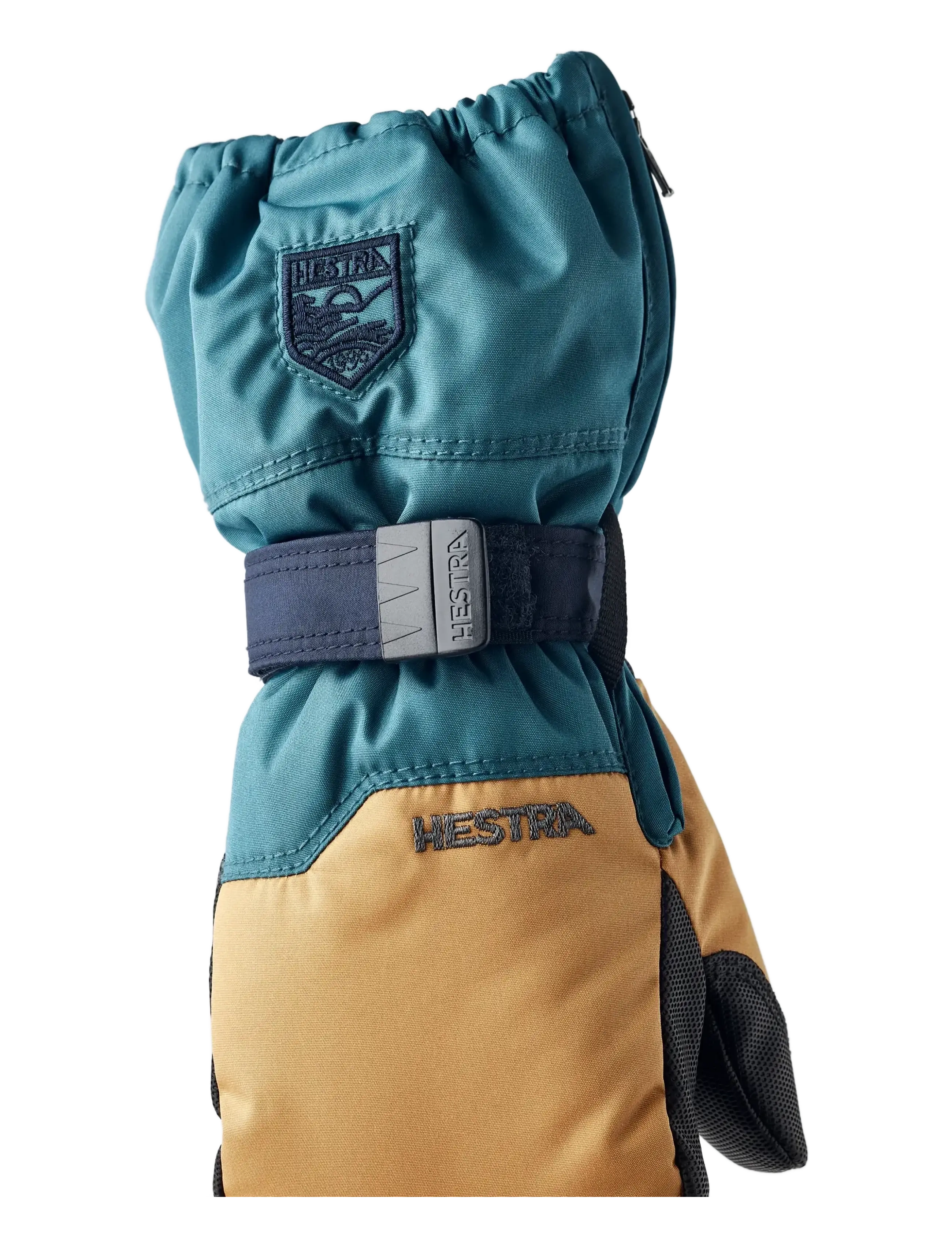 Hestra - Baby Zip - mitt - baby-handschuhe - sand/petrol - 2