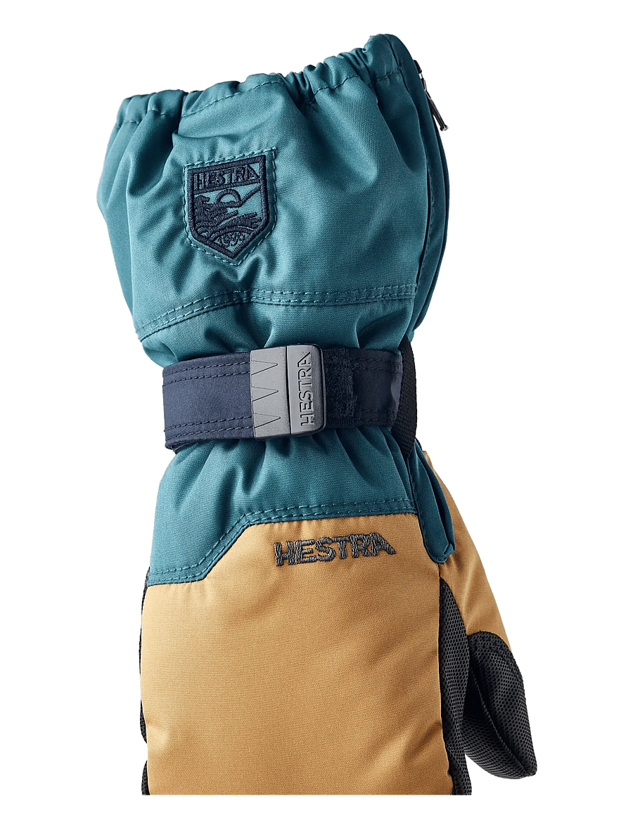 Hestra - Baby Zip - mitt - baby-handschuhe - sand/petrol - 2