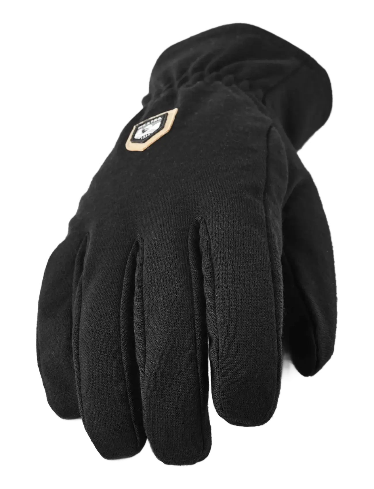 Hestra - Windwool Merino Liner - 5 finger - finger gloves - black - 1