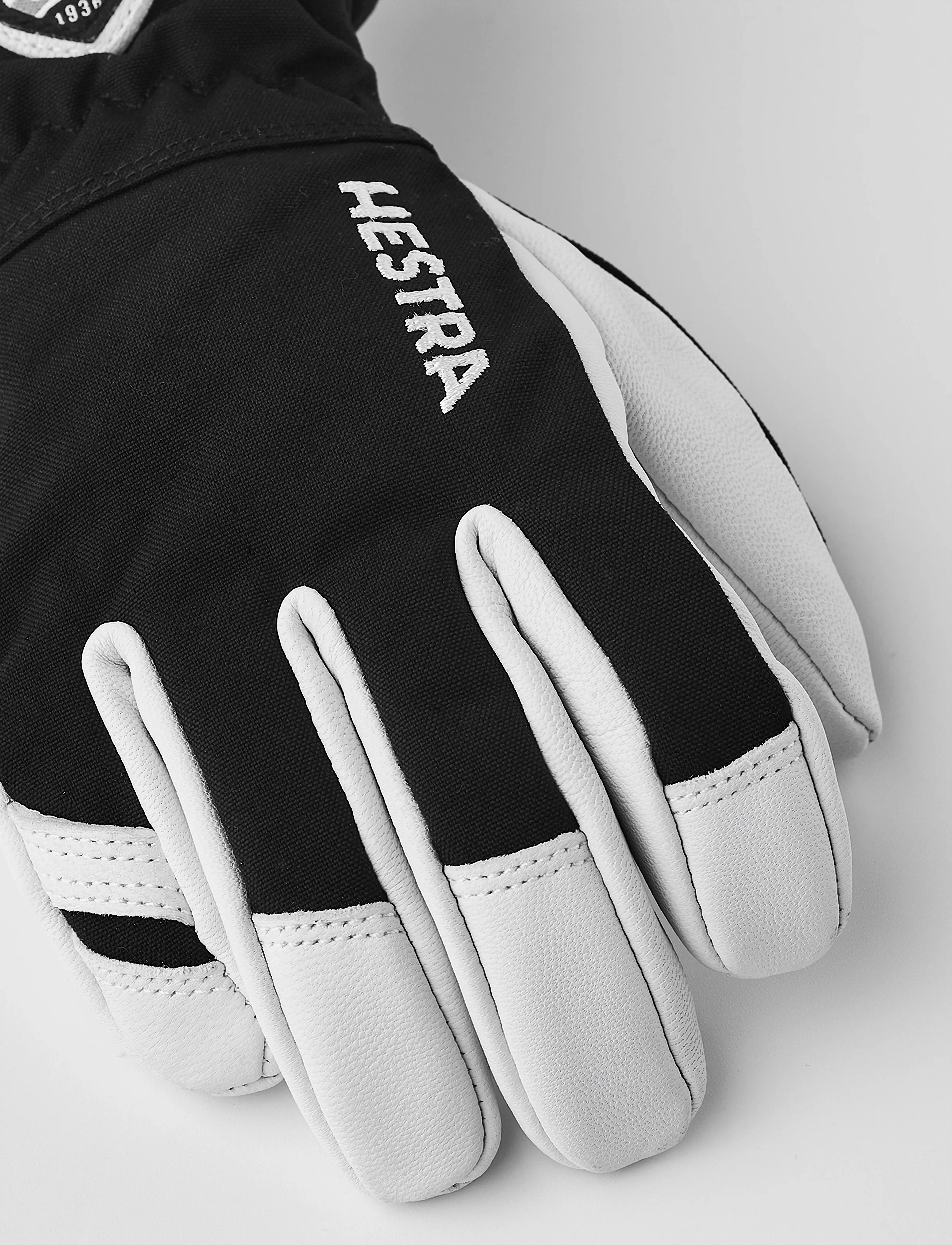 Hestra - Army Leather Heli Ski Jr. - 5 finger - black - 1
